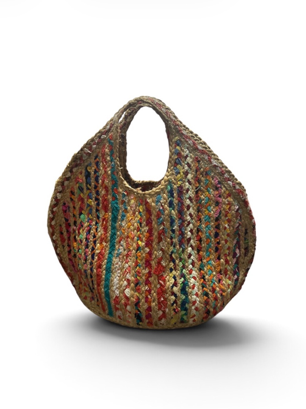 Shiraleah Maribel Round Shopper Beach Boho Large Tote Bag